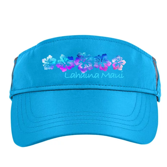 Lahaina Maui Tropical Flower Great Giftgiftvacation Beach Gift Adult Drive Performance Visor