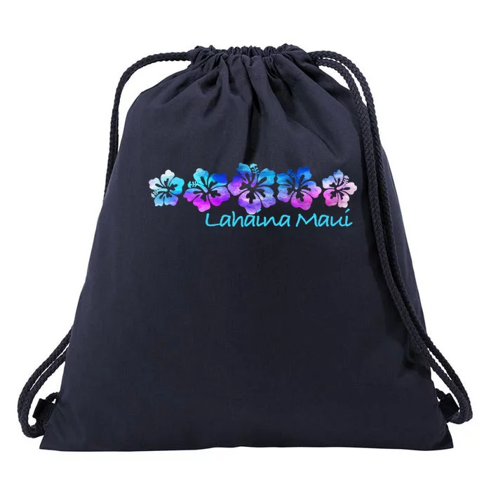 Lahaina Maui Tropical Flower Great Giftgiftvacation Beach Gift Drawstring Bag