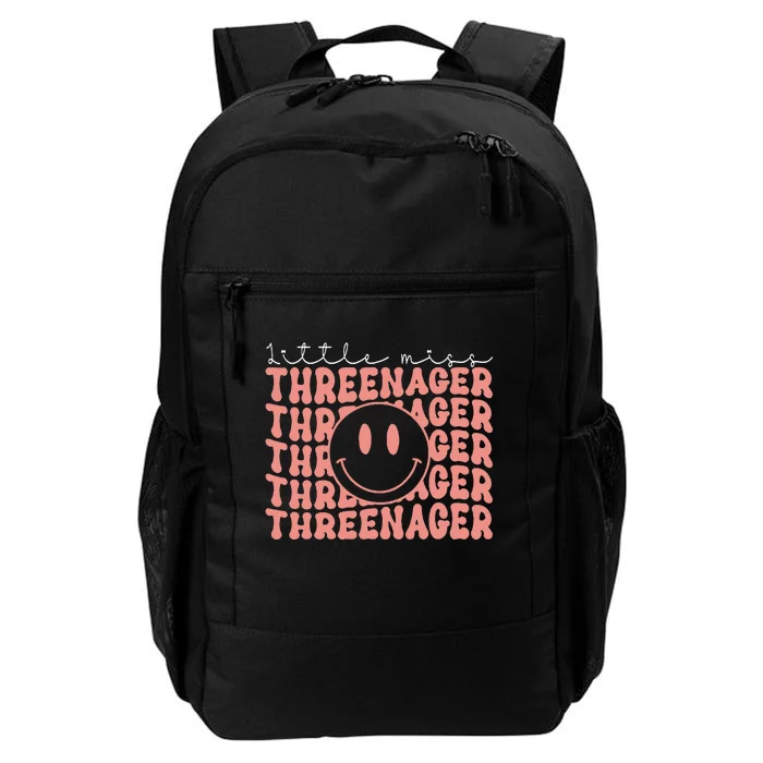 Little Miss Threenager 3rd birthday Boho Cute Daily Commute Backpack