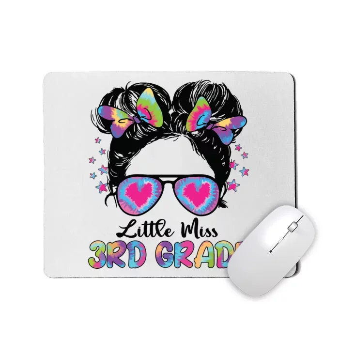 Little Miss Third Grade Girl Back To School 3rd Grade Mousepad