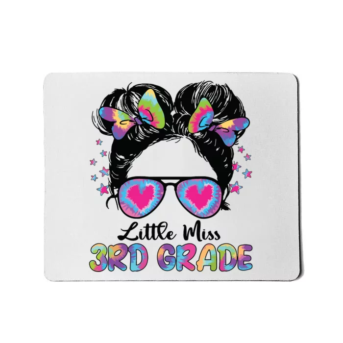 Little Miss Third Grade Girl Back To School 3rd Grade Mousepad