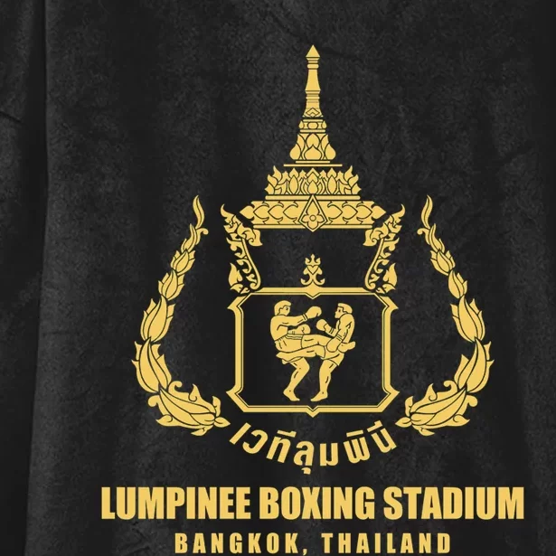 Lumpinee Muay Thai Boxing Stadium Thailand Hooded Wearable Blanket