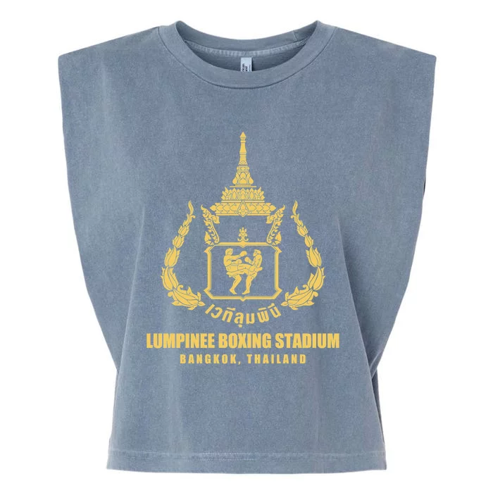 Lumpinee Muay Thai Boxing Stadium Thailand Garment-Dyed Women's Muscle Tee