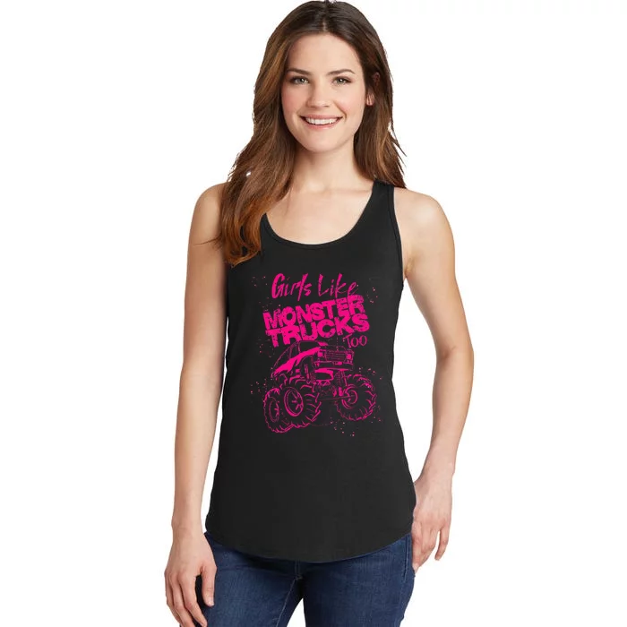 Like Monster Trucks Too Cool Racers Funny Cars Gift Ladies Essential Tank