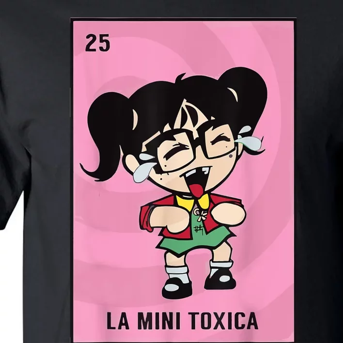 La Mini Toxica Card Mexican Lottery Card Baby Girl Tall T-Shirt