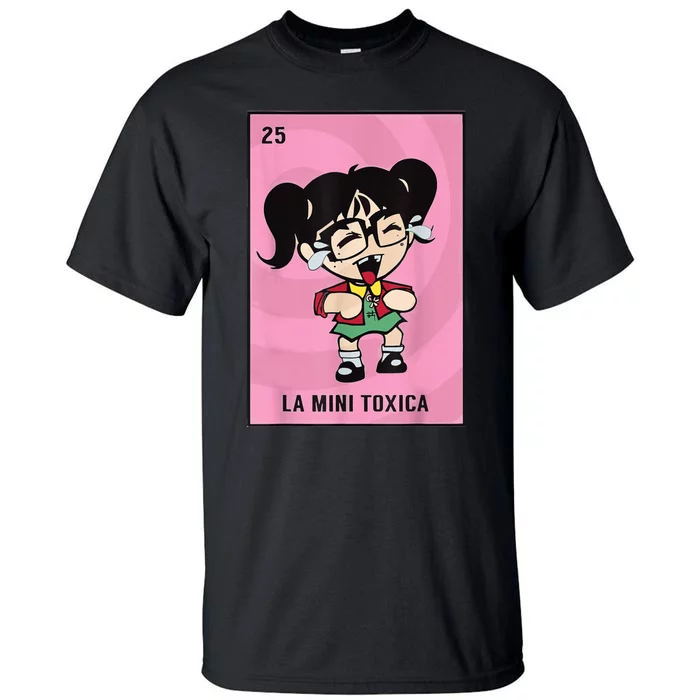 La Mini Toxica Card Mexican Lottery Card Baby Girl Tall T-Shirt