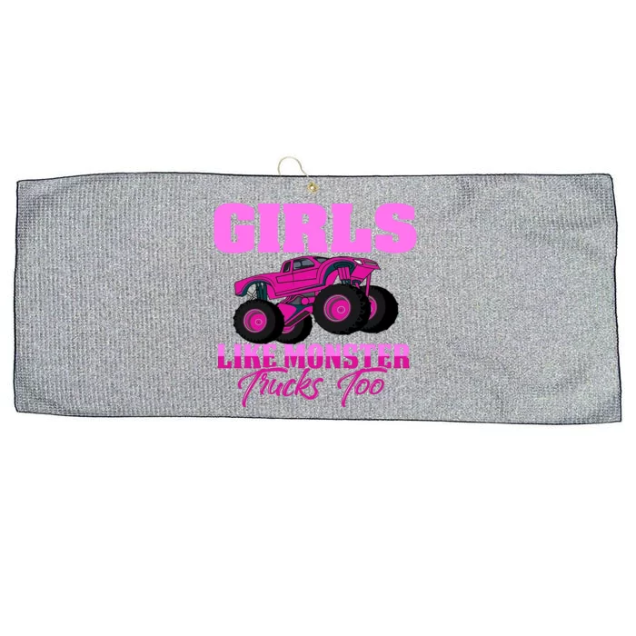 Like Monster Trucks Too Large Microfiber Waffle Golf Towel