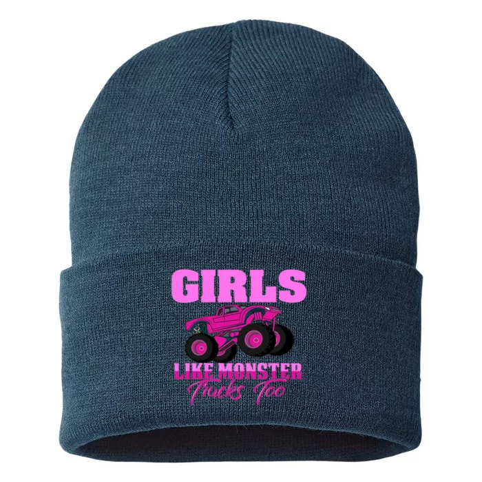 Like Monster Trucks Too Sustainable Knit Beanie