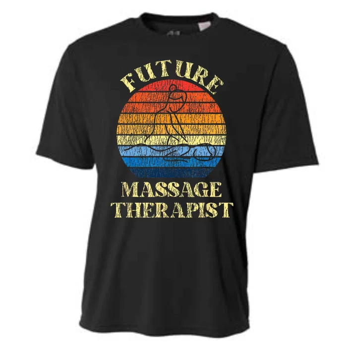 Licensed Massage Therapist Therapy Future Retro Cooling Performance Crew T-Shirt