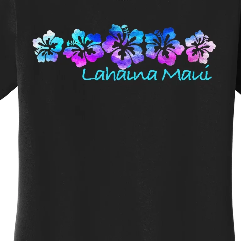 Lahaina Maui Tropical Flower TeeVacation Beach Women's T-Shirt