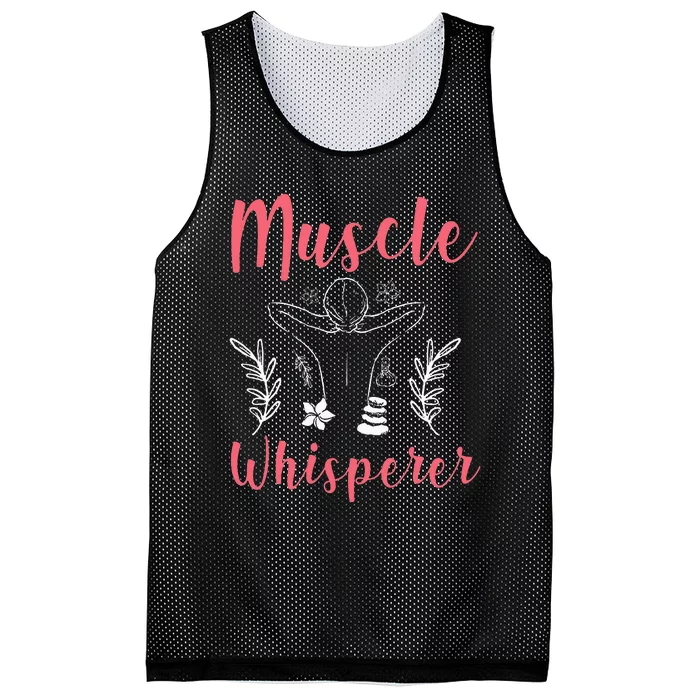 Licensed Massage Therapist Therapy Muscle Whisperer Mesh Reversible Basketball Jersey Tank