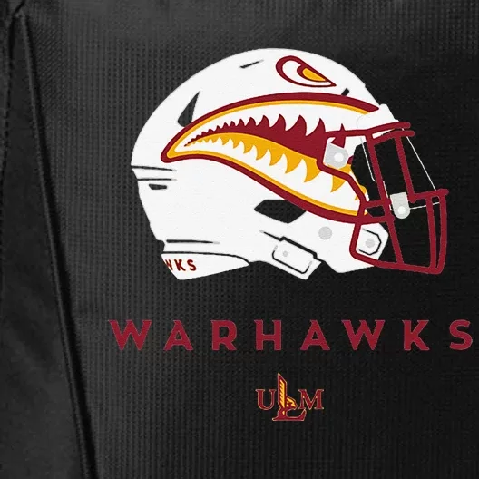 Louisiana Monroe Ulm Warhawks All Season Football Helmet City Backpack