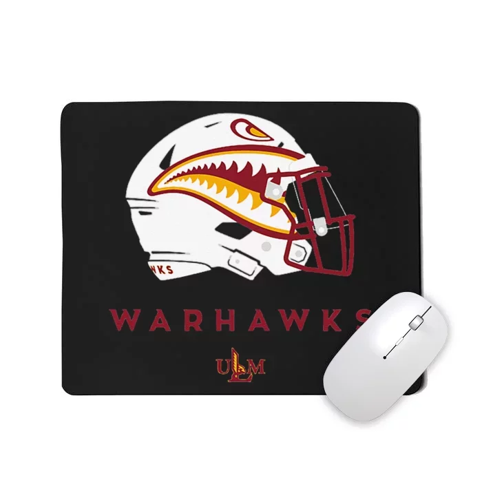 Louisiana Monroe Ulm Warhawks All Season Football Helmet Mousepad