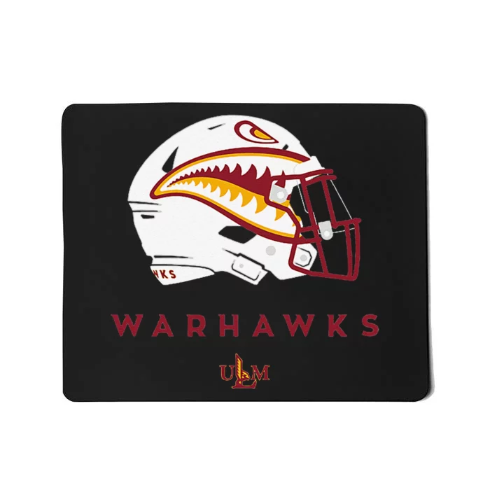 Louisiana Monroe Ulm Warhawks All Season Football Helmet Mousepad