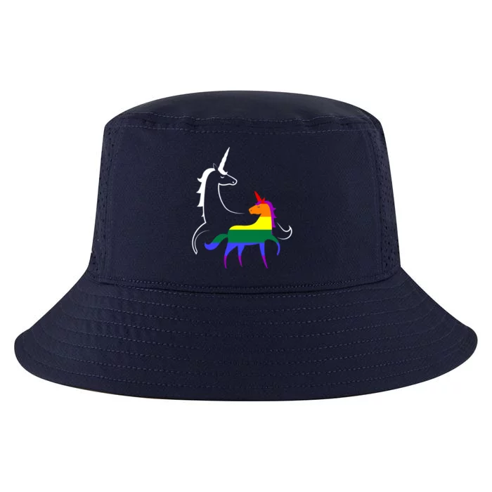 Lgbtq Mama Unicorn Pride Rainbow Mom Funny Gift Cool Comfort Performance Bucket Hat