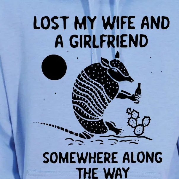 Lost My Wife And Girlfriend Unisex Surf Hoodie