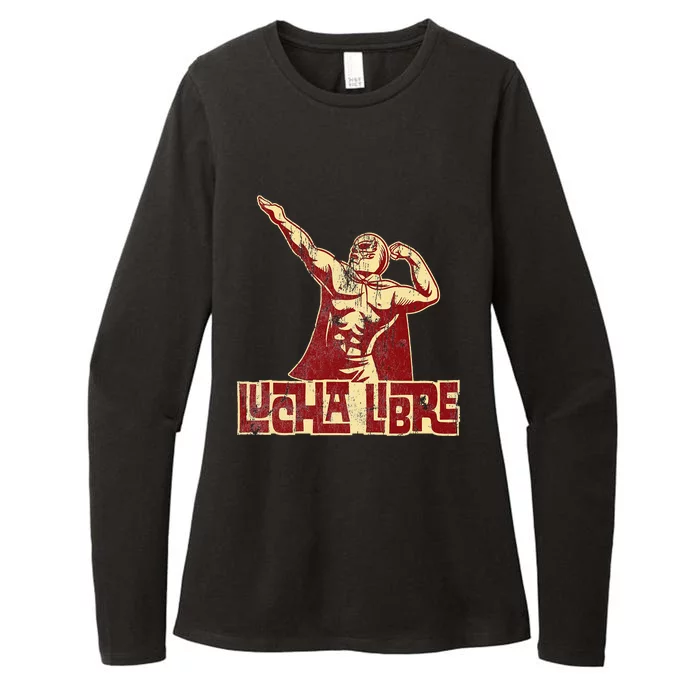 Luchador Mexican Wrestling Womens CVC Long Sleeve Shirt