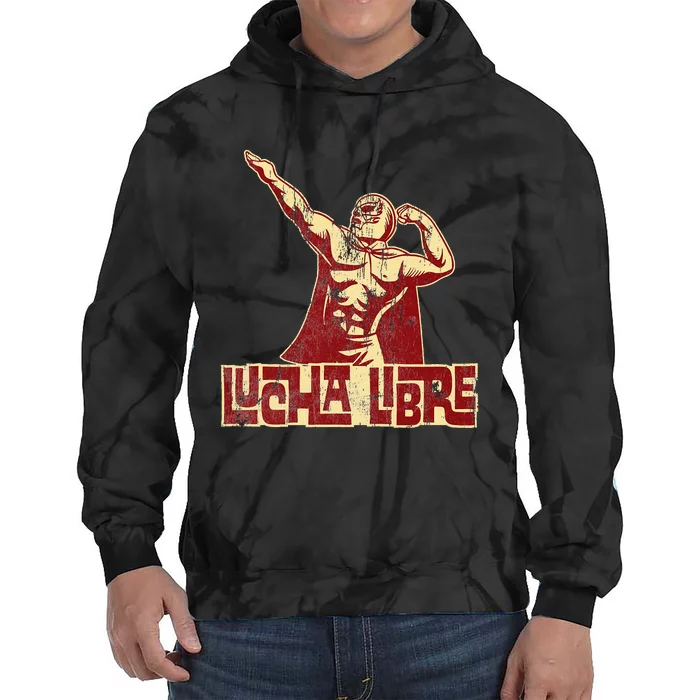 Luchador Mexican Wrestling Tie Dye Hoodie