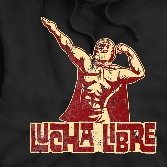 Luchador Mexican Wrestling Tie Dye Hoodie