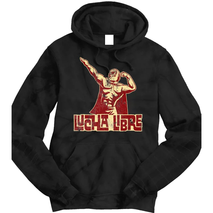 Luchador Mexican Wrestling Tie Dye Hoodie