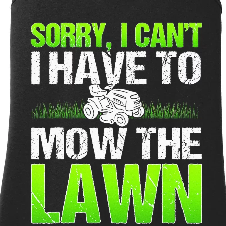 Lawn Mower Yard Mowing Gardener Landscaping Grass Cutter Ladies Essential Tank