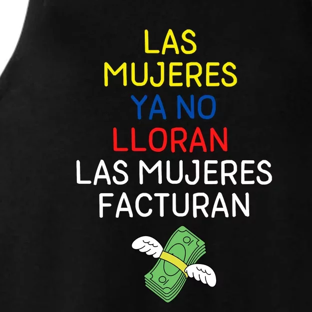 Las Mujeres Ya No Lloran Las Mujeres Facturan Ladies Tri-Blend Wicking Tank