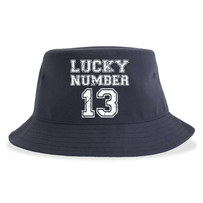 Lucky Number 13 Sustainable Bucket Hat