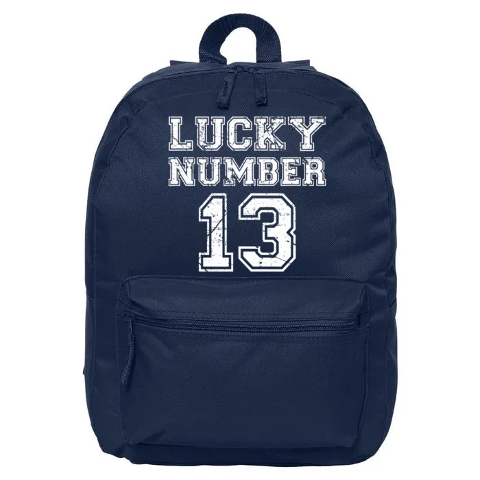 Lucky Number 13 16 in Basic Backpack