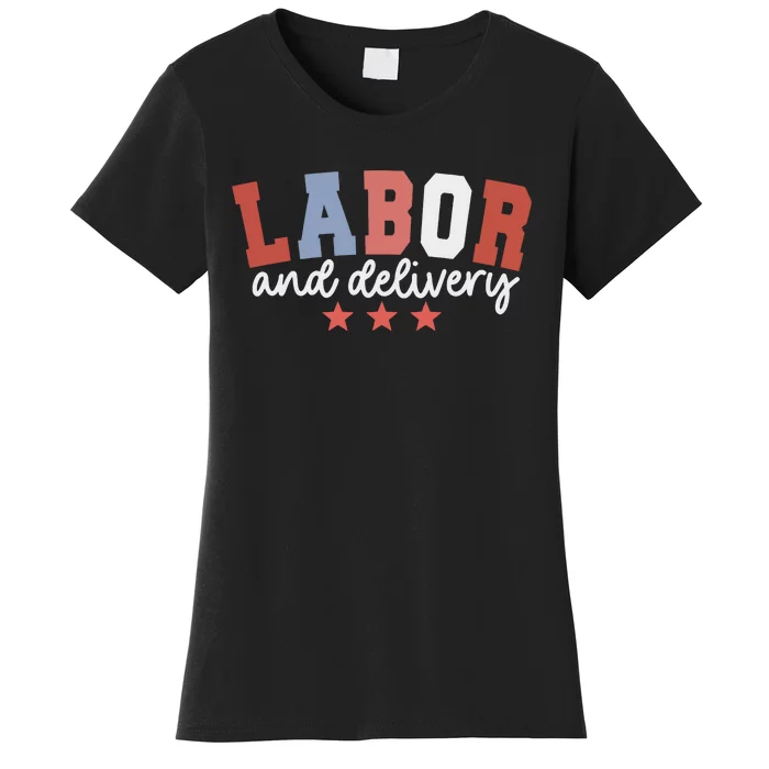 L&D Nurse 4th Of July Women's T-Shirt