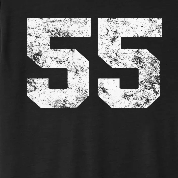 Lucky Number 55 Birthday Sports Player Team Athlete ChromaSoft Performance T-Shirt