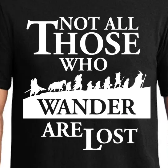 LOTR Not All Those Who Wander Are Lost Pajama Set