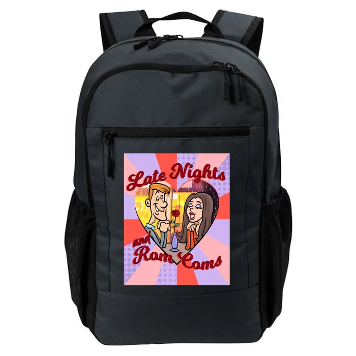 Late Nights And Rom Coms Gift Daily Commute Backpack