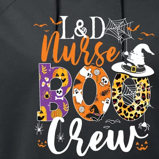 Ld Nurse Boo Crew Halloween Labor Delivery Nurse Costume Performance Fleece Hoodie