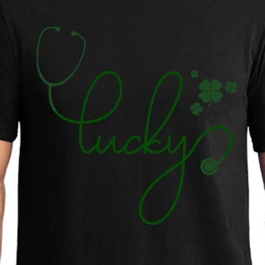 Lucky Nurse Cute St Patricks Day Pajama Set