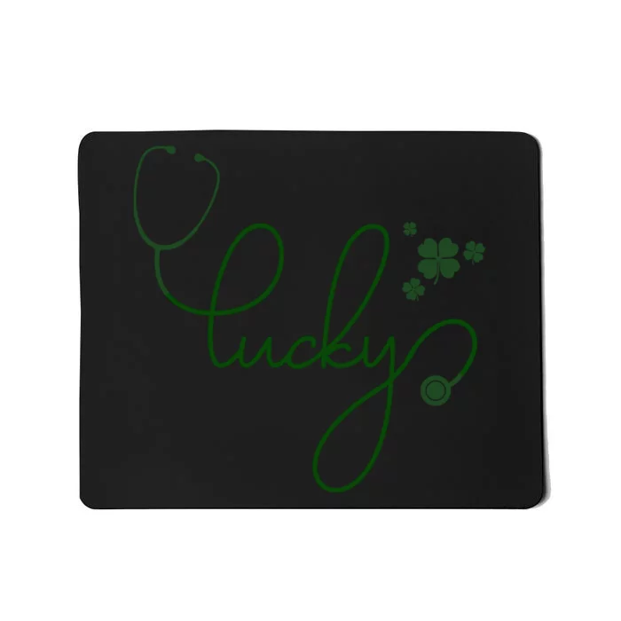 Lucky Nurse Cute St Patricks Day Mousepad