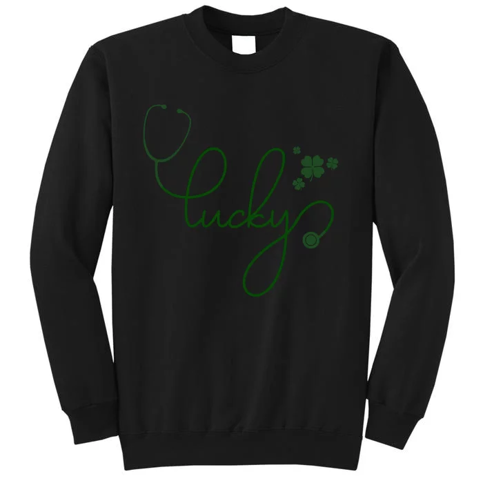 Lucky Nurse Cute St Patricks Day Tall Sweatshirt