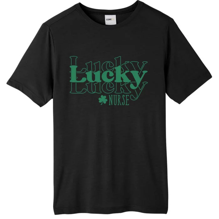 Lucky Nurse Cute St Patricks Day ChromaSoft Performance T-Shirt