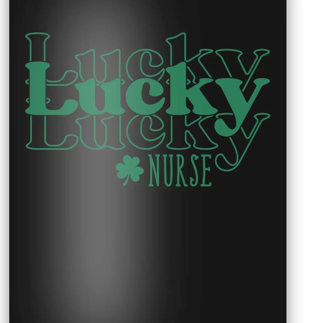 Lucky Nurse Cute St Patricks Day Poster