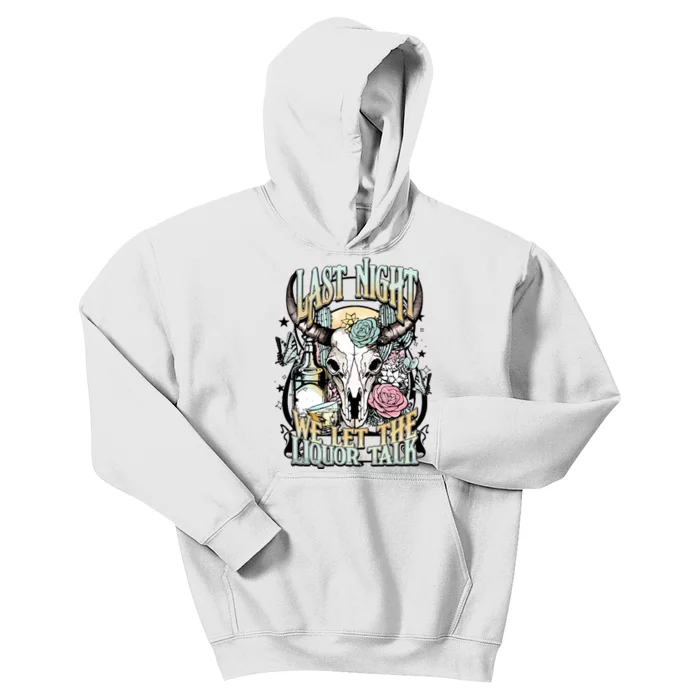 Last Night Cowboy Kids Hoodie