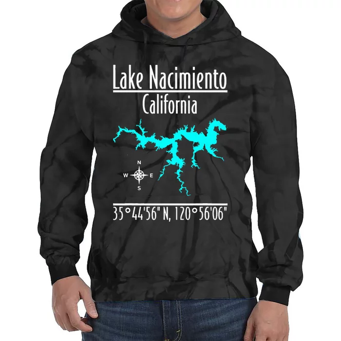 Lake Nacimiento California Tie Dye Hoodie