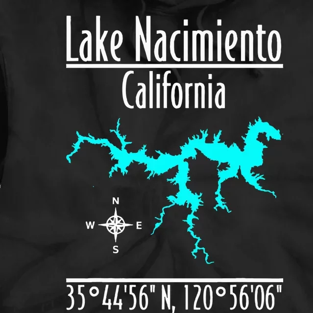 Lake Nacimiento California Tie Dye Hoodie