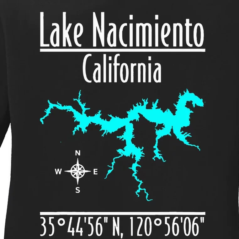 Lake Nacimiento California Ladies Long Sleeve Shirt