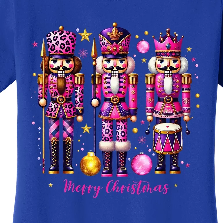 Leopard Nutcracker Christmas 2024 Women's T-Shirt