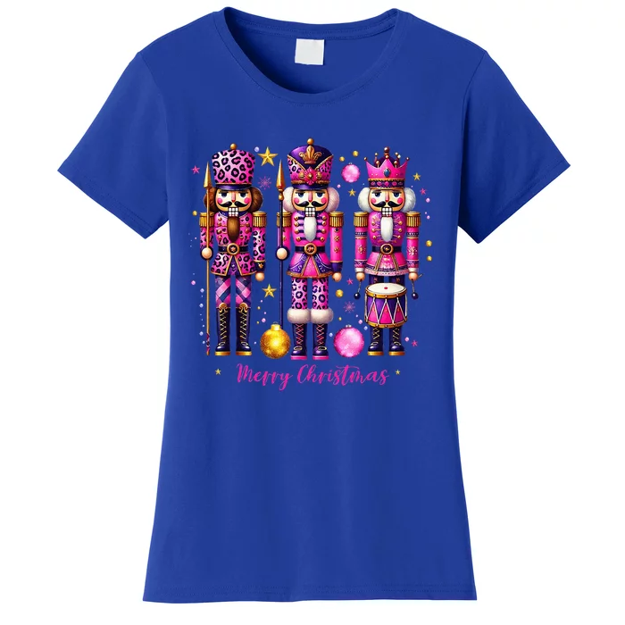 Leopard Nutcracker Christmas 2024 Women's T-Shirt