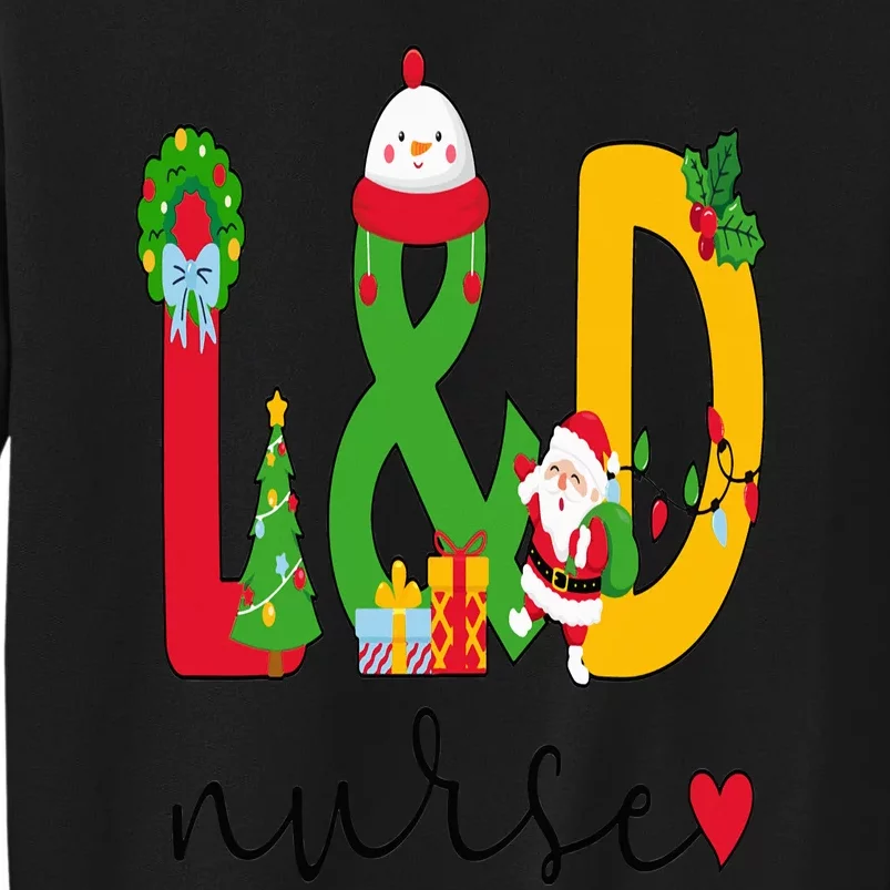 L&D Nurse Christmas Labor And Delivery Nurse Xmas Party Sweatshirt