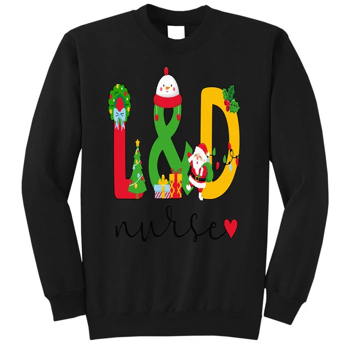 L&D Nurse Christmas Labor And Delivery Nurse Xmas Party Sweatshirt