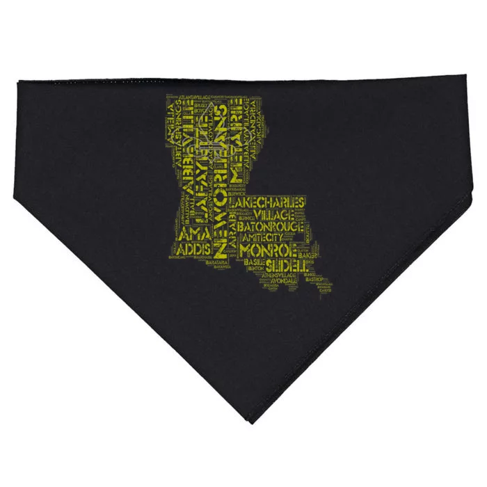 Louisiana Novelty Cities USA-Made Doggie Bandana