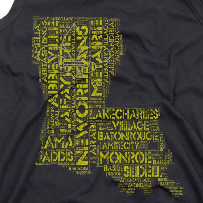 Louisiana Novelty Cities Tank Top