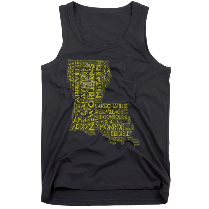 Louisiana Novelty Cities Tank Top