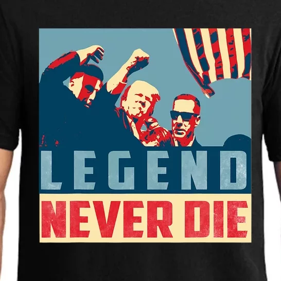 Legend Never Die Trump 2024 President Support Vote For Trump Pajama Set